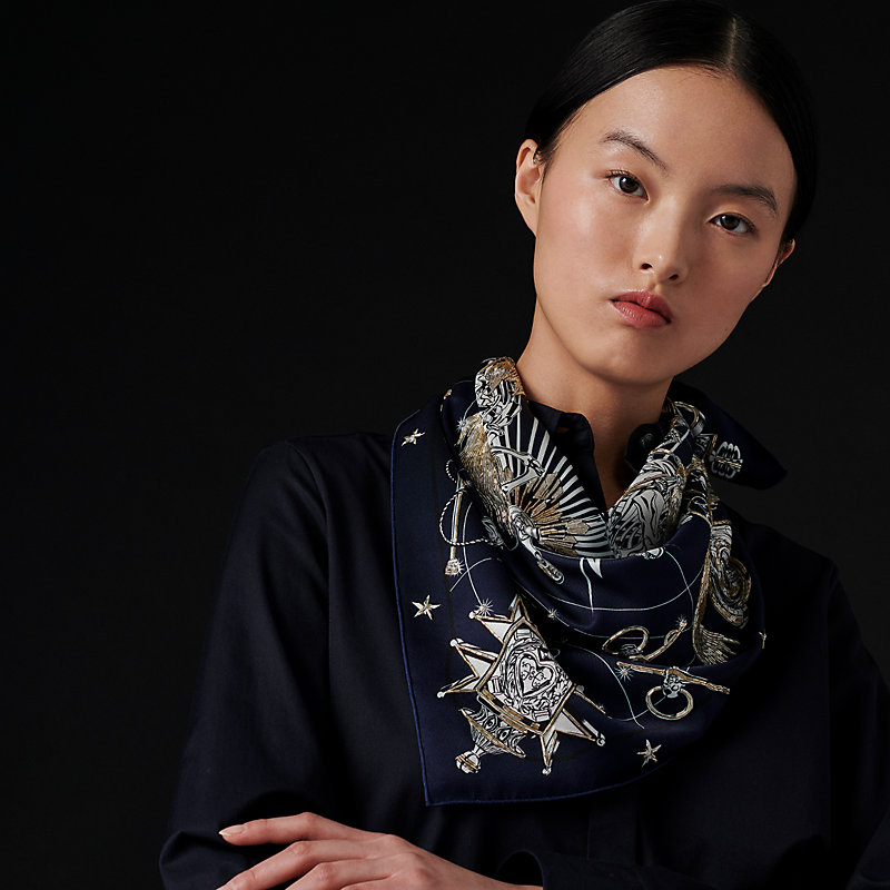 Chorus Stellarum embroidered scarf 70 | Hermès Mainland China